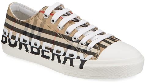 burberry larkhall sneakers on feet|Burberry Men's Larkhall Logo Vintage Check Low Top Sneakers .